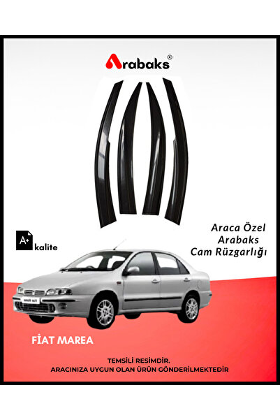 Arabaks Fiat Marea Cam Rüzgarlığı 4’lü Takım (MUGEN TİP, DAYANIKLI MALZEME, K...