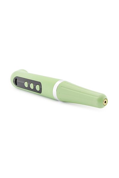 global fashion Electric manicure file, battery-operated JF-102B, 25000 rpm, 2 in 1, with 12W LED/UV lamp, green