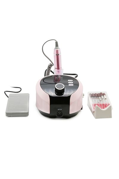global fashion Electric nail file for manicure and pedicure BS - 619 Bee Nails, 45000 rotations 65w, pink