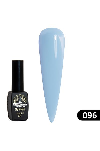 global fashion Oja semipermanenta BLACK ELITE, Global Fashion 8 ml, 096
