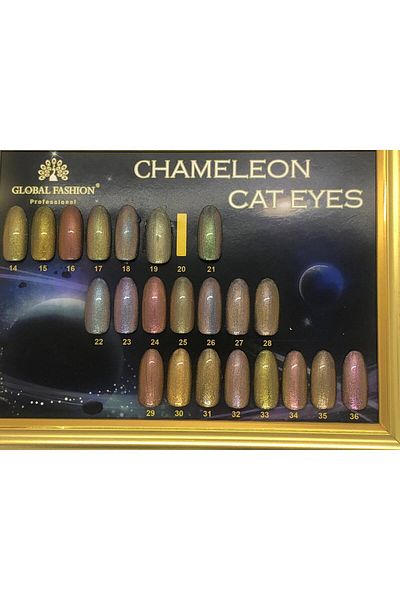global fashion Oja semipermanenta Chameleon Cat Eyes, Global Fashion, 10ml, 33