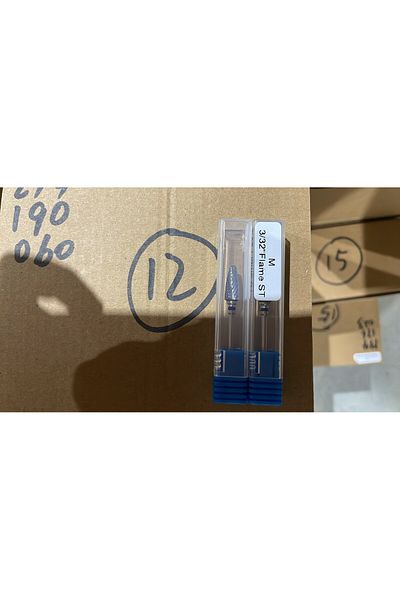 global fashion Blue Belt Carbide Milling Cutter M 3/32 Flame ST