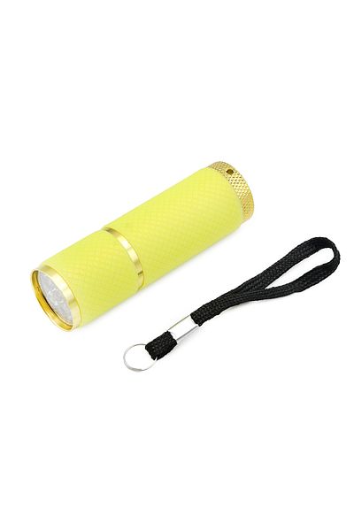 global fashion LED/UV nail lamp flashlight 9 bulbs - Yellow