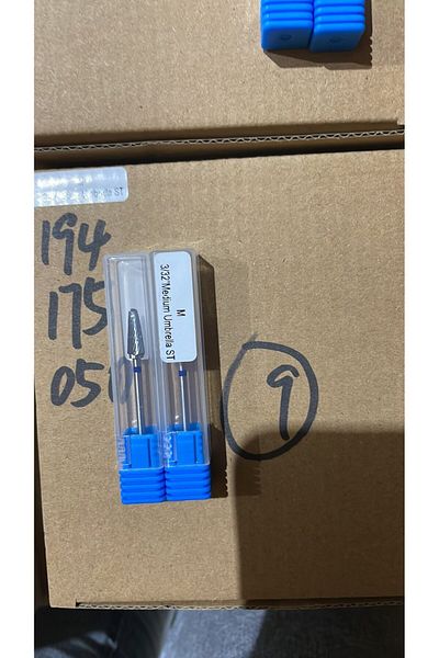 global fashion Carbide milling cutter with blue belt, M 3/32 Medium Umbrella ST
