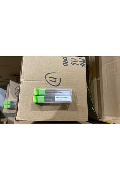global fashion Carbide milling cutter, rounded cone, green belt, C 3/32 Medium Umbrella ST
