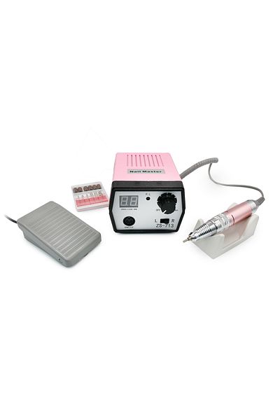 global fashion Nail Master electric manicure file, ZS-713, 65W, 35000 rpm, Pink