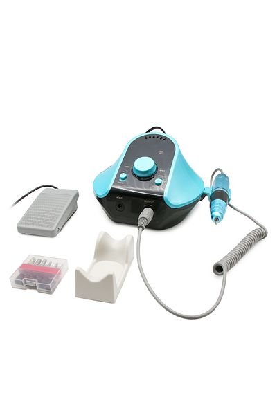 global fashion Manicure and pedicure machine 45000 rpm, 65W Global Fashion 720, turquoise
