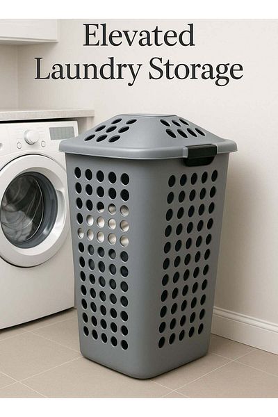 ALMUFARREJ Laundry Basket With Lid – A Luxurious Design Combining Elegance, Privacy, And Perfect Organization
