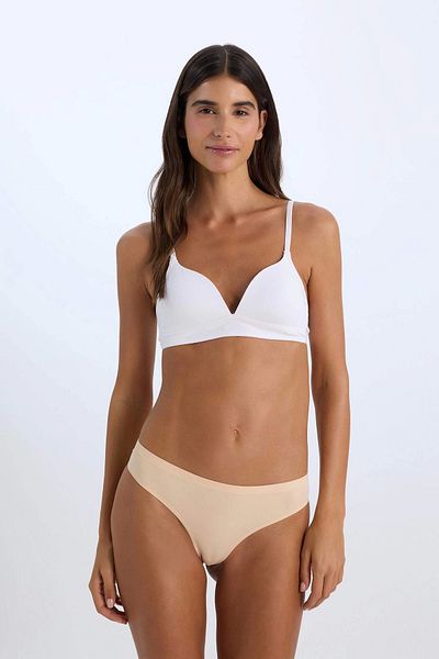 DeFacto X9027 White Cotton Comfort Pad Bra-Fall in Love
