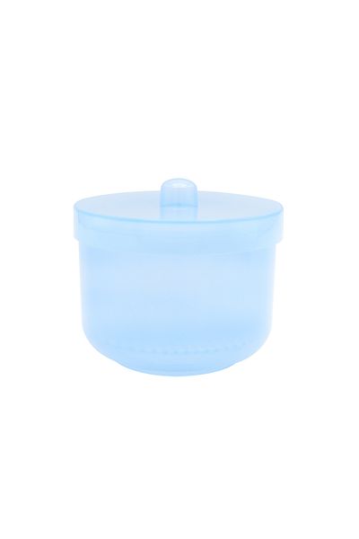 global fashion Container for disinfecting manicure and pedicure cutter heads, blue