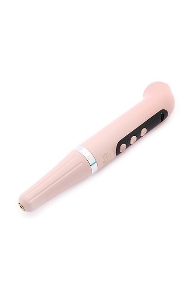 global fashion Electric manicure file, battery-operated JF-102B, 25000 rpm, 2 in 1, with 12W LED/UV lamp, pink
