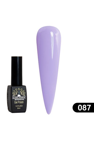 global fashion Oja semipermanenta BLACK ELITE, Global Fashion 8 ml, 087