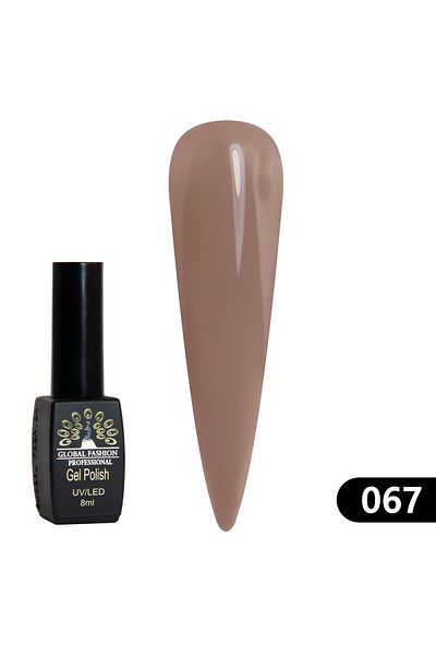 global fashion Oja semipermanenta BLACK ELITE, Global Fashion 8 ml, 067