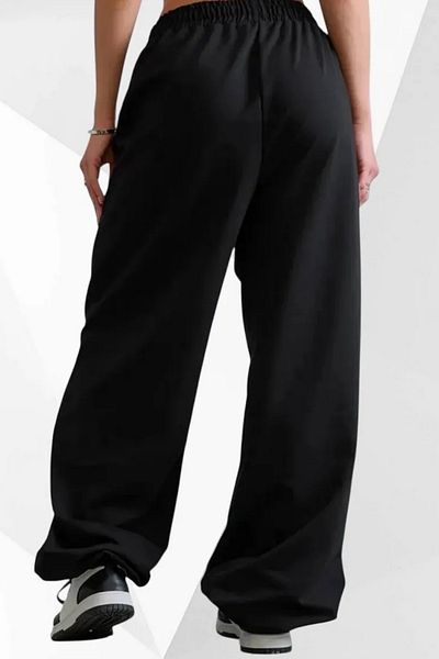 vladivosto Plus Size Loose Fit Extra Long Oversize Sweatpants Battal Pajamas Black Gray