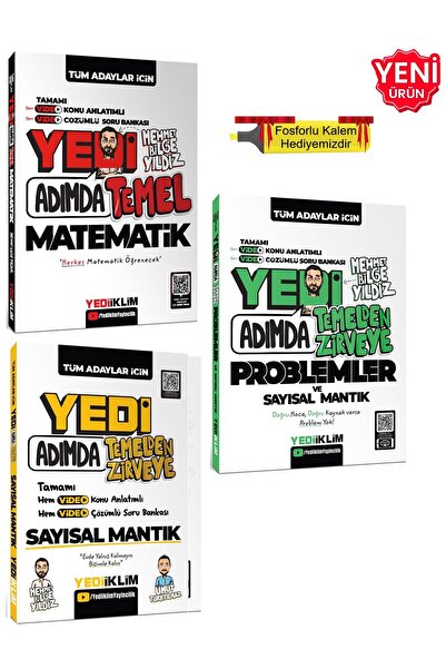 Yediiklim Yayınları 2026 - Tüm Adaylar için Temelden Zirveye Matematik - Sayı...
