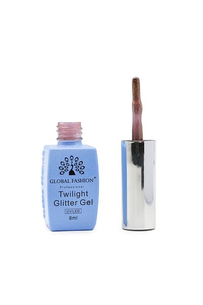global fashion Oja semipermanenta Twilight Glitter 8ml, 205