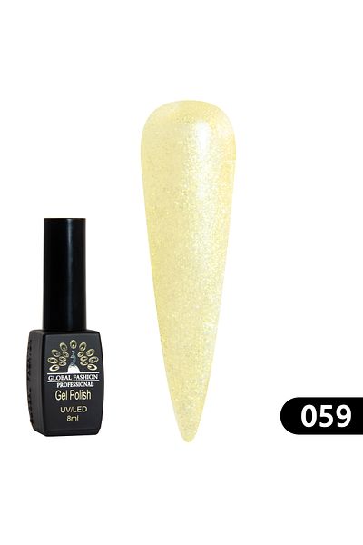 global fashion Oja semipermanenta BLACK ELITE, Global Fashion 8ml, 059