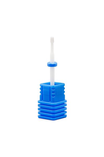 global fashion Ceramic Cuticle Brush, Blue Belt, M Small Round V L (C)