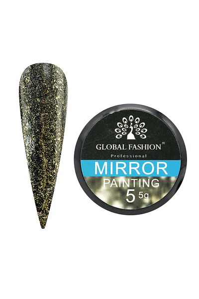 global fashion Gel unghii, vopsea de arta, cu efect oglinda, Mirror, Global Fashion, 5g, 05
