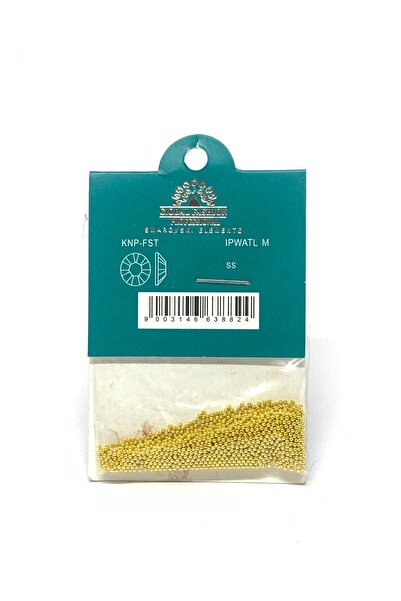 global fashion Decor unghii perle, Global Fashion, marime SS, auriu