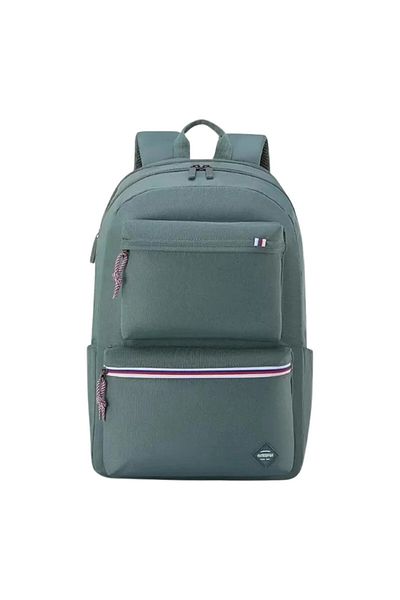 American Tourister Riley Laptop Backpack - Green - 1 Year Global Warranty