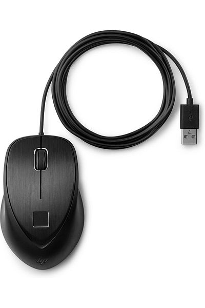 HP Myszka USB z czytnikiem linii papilarnych, 4TS44AA#AC3
