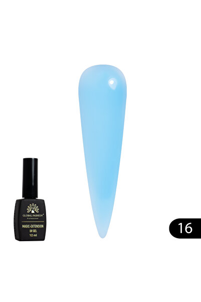 global fashion Μάτζικ-Εξτένσιον Τζελ Επέκτασης 12 ml, 16