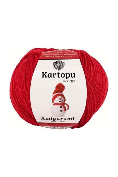 Kartopu K143 Amigurumi Yarn – 50g Soft Cotton-Acrylic Blend, 165m – Ideal for Toys, Crafts & Acc