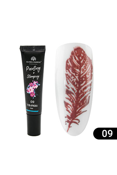 global fashion Set de 6 unități: Gel vopsea pentru pictura si stamping Painti...