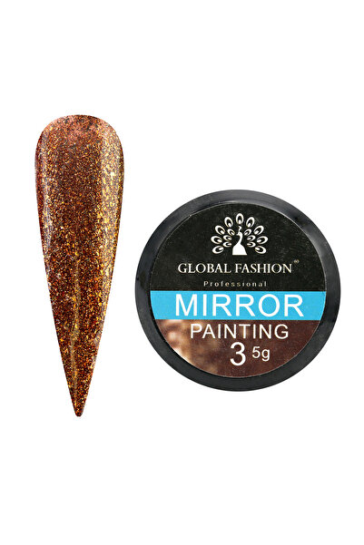 global fashion Gel vopsea unghii, cu efect de oglinda, Mirror, Global Fashion...
