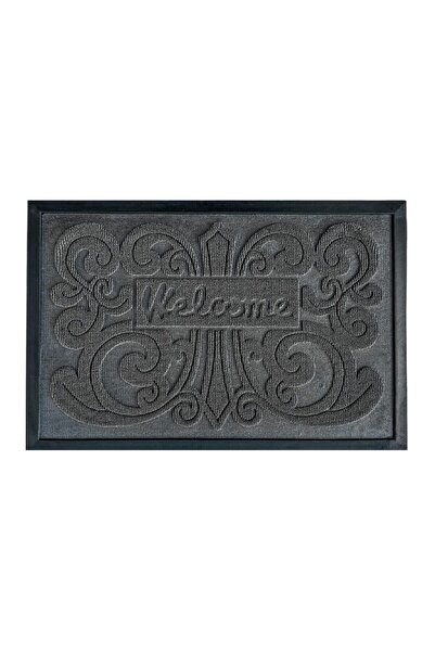 OPTIM DEKO Entrance Mat, Durable, Rubber and Polyethylene, DM20, Grey, 60 x 40 cm