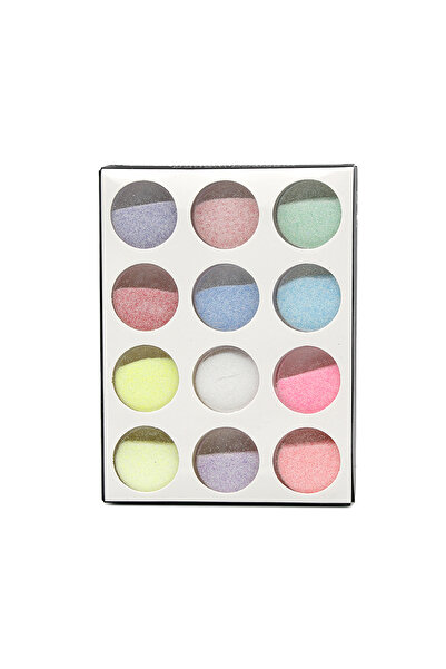 global fashion Σετ 12 τεμαχίων γκλίτερ, διακόσμηση νυχιών, πολύχρωμο