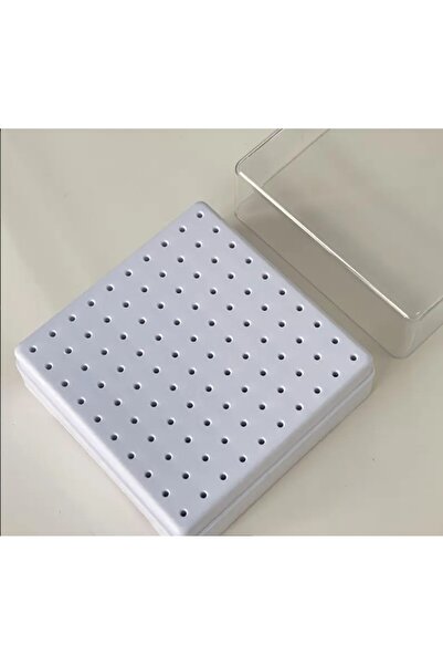 global fashion Suport pentru freze (încap 100 capete), alb