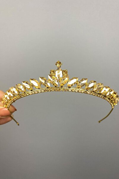 Fiyonks Atölye Model de vară pentru coroana de mireasă, coroană de mireasă de cristal cu navetă de piatră, accesoriu de păr pentru femei