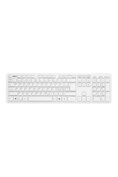 Inna marka Jobmate Slim Klawiatura Silver/White, 508103