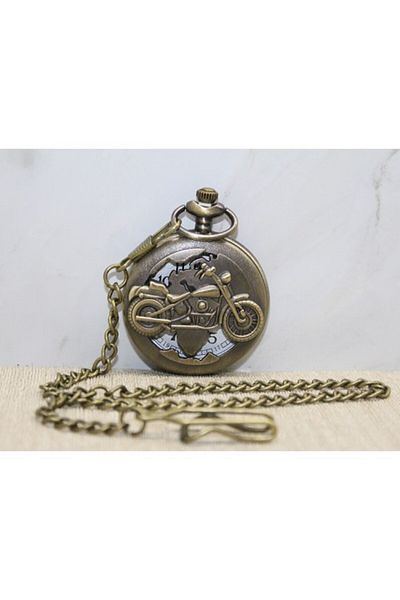 ForWhat Gift Motor Motif Chain Watch for Office Home Office Man