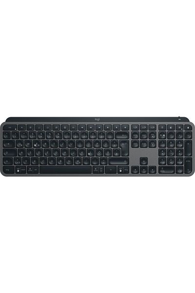 Inna marka Klawiatura Logitech MX Keys S Bezprzewodowa RF + Bluetooth QWERTZ Niemiecka Grafitowa, 920-011565