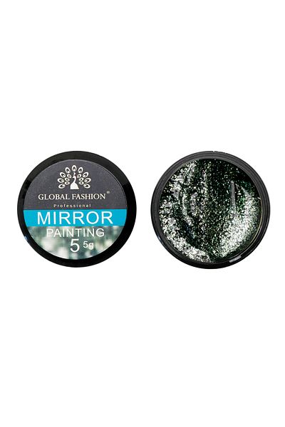 global fashion Gel unghii, vopsea de arta, cu efect oglinda, Mirror, Global Fashion, 5g, 05