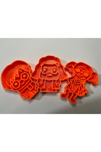 URAZ 3D BASKI ATOLYEM Haryy Potter Cookie Molds