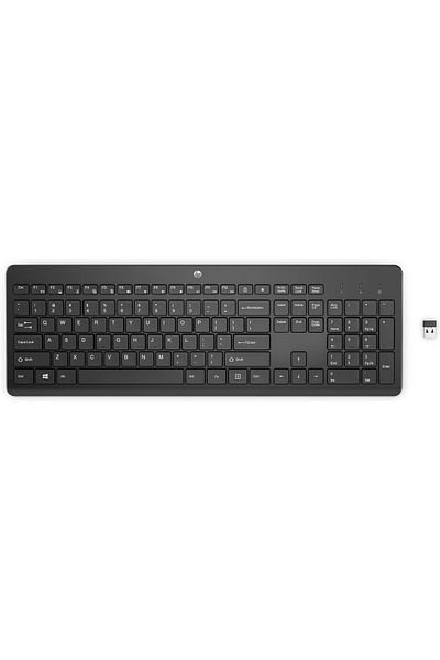 Inna marka Bezprzewodowa klawiatura HP 230 czarna, 3L1E7AA#ABE
