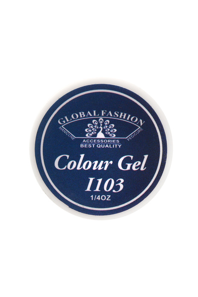 global fashion Τζελ βαφής νυχιών, καλλιτεχνική βαφή, Royal Blue, Global Fashi...