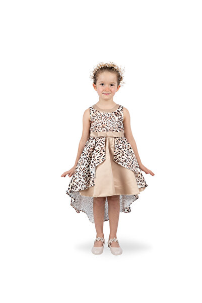 ddaniela فستان حفلة إيمي ليوبارد بني