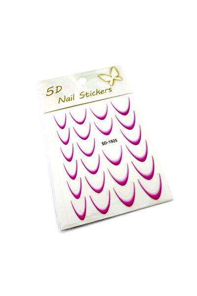 global fashion Autocolant pentru unghii French Nail Stickers 5D, SD-1925
