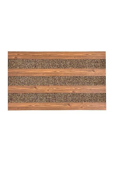 OPTIM DEKO Modern Entrance Mat, Rubber and Polyethylene, DM 07, Cream, 76x46 cm