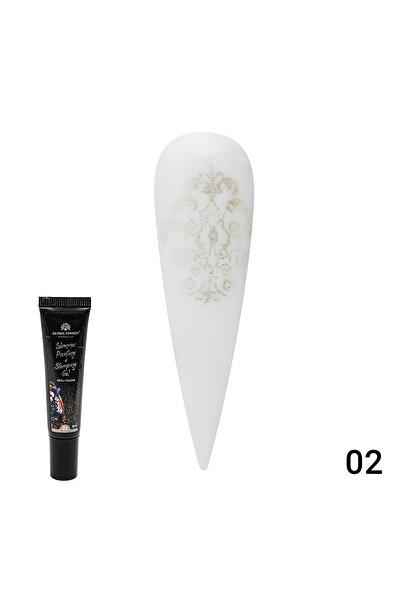 global fashion Set de 4 unități: Gel vopsea pentru pictura si stamping Painti...