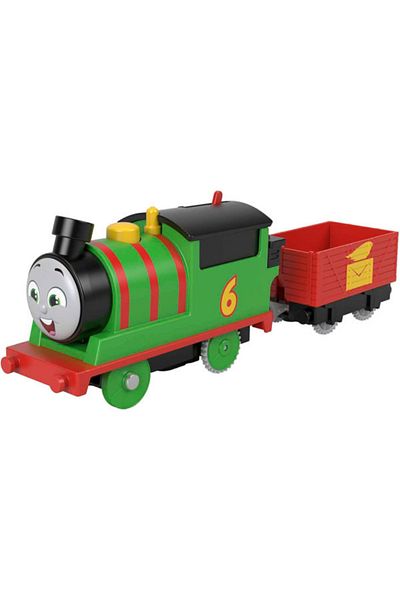 Thomas And Friends Thomas & Friends - Percy motorized locomotive with wagon
