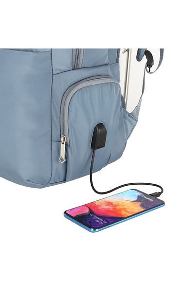 American Tourister JIT Backpack - Mirage Blue - 1 Year Global Warranty