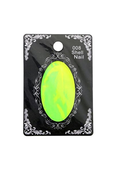 global fashion Autocolante decorative pentru unghii, Shell Nail, #008, verde