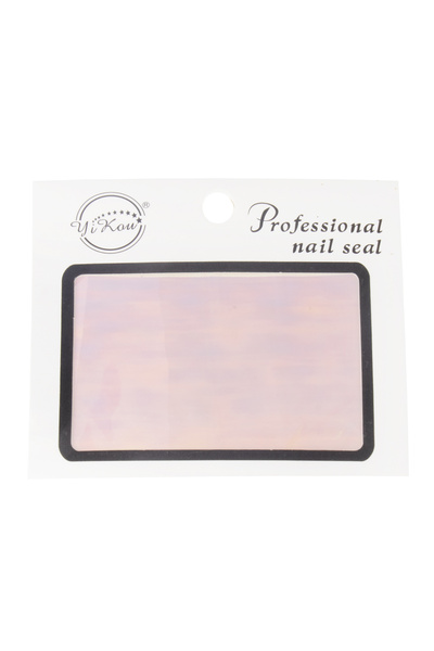 global fashion Διακοσμητικό αλουμινόχαρτο νυχιών, Yi Kou 02, ροζ