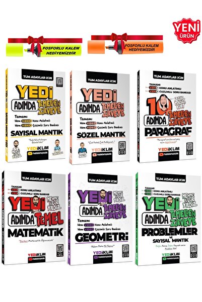 Yediiklim Yayınları 2026 - Tüm Adaylar için Temelden Zirveye Yedi Adımda Vide...